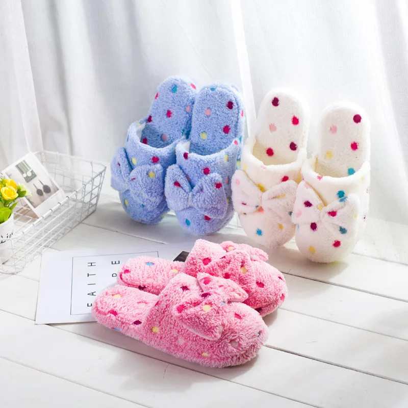 HKSNG Прямая поставка обуви тапочки женские домашние плюшевые зимние теплые Мягкая