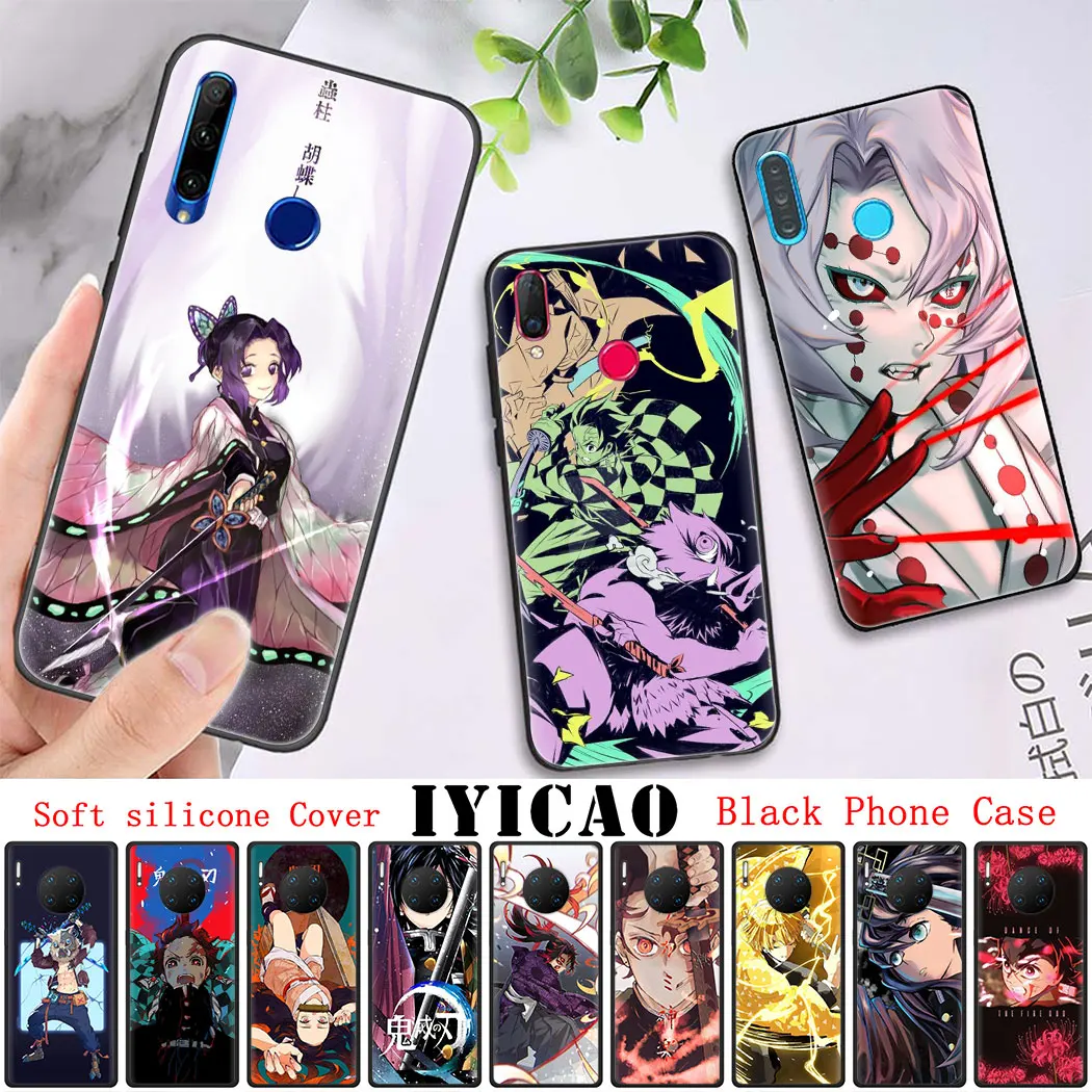 Мягкий чехол для Huawei P9 Nova Smart 2 Lite 5 Pro 2i 3 3i 4 5i 4E 5T Honor 7A 7C 6A с аниме Demon Slayer Kimetsu No