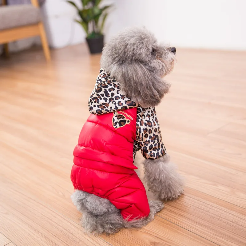 Hipidog зимняя куртка для собак теплый пуховик с наполнителем на четыре ноги зимнее