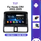 Автомобильный мультимедийный видеоплеер, Android, IPS CarPlay, стерео, GPS, HD-камера для Honda CRV 2002-2005, 2 Din, DVD, SWC