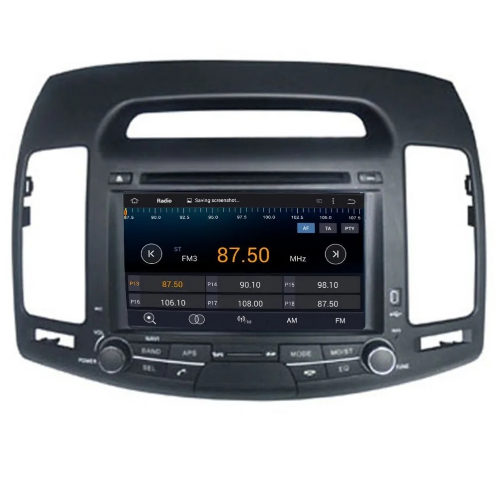 Автомобильный DVD-плеер Android 9 0 GPS для HYUNDAI ELANTRA 2007-2011 Восьмиядерный 4 Гб ОЗУ 64 ПЗУ