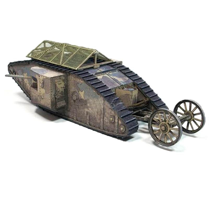 Карточка из бумаги модель строительные наборы игрушки танк сделай сам 3D 1:35