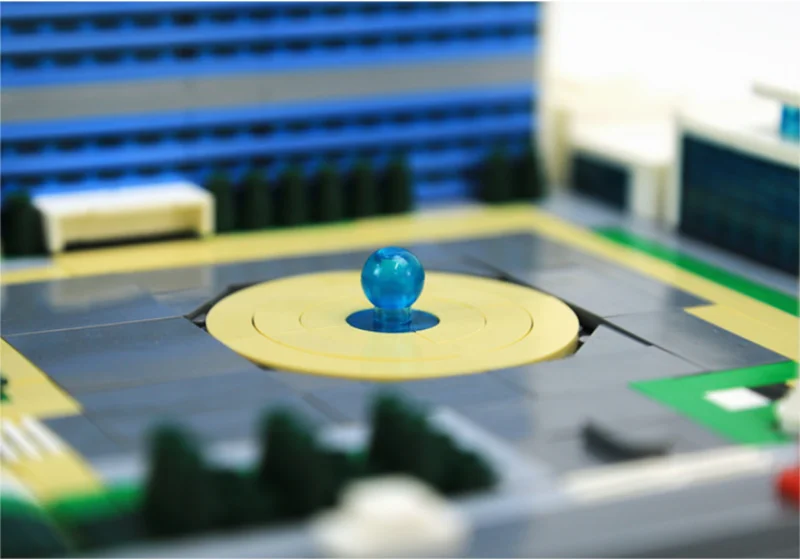 Wange 6219 архитектурная Серия Модель штаб-квартиры ООН строительные блоки