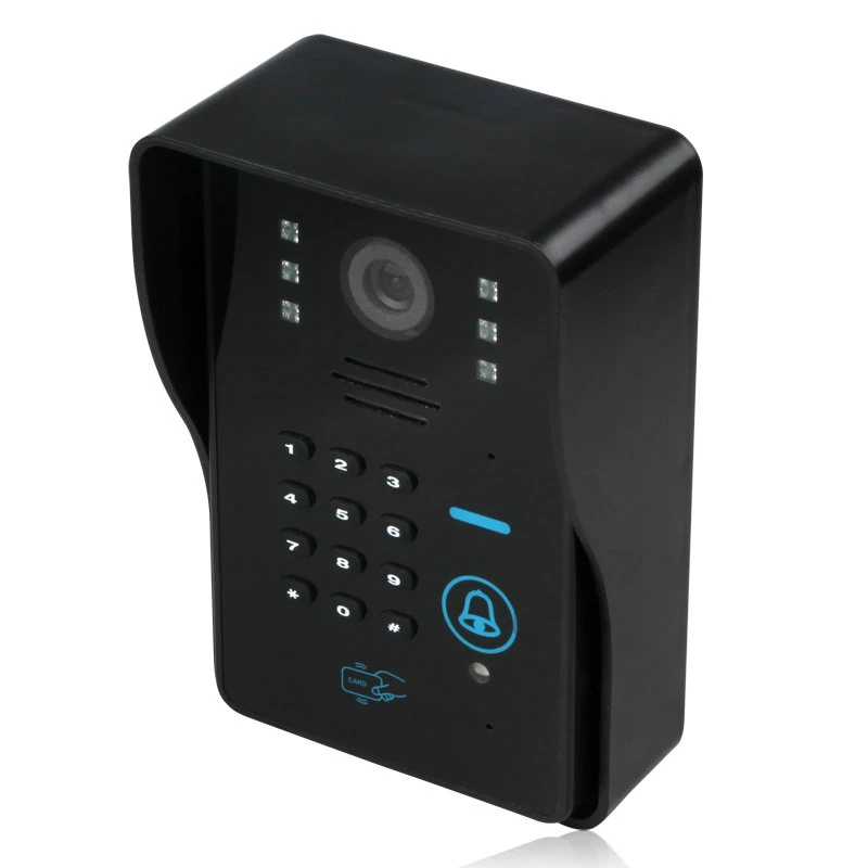 Yobang Security 7" Password RFID Cards Unlock Door Camera Visual Home Intercom Video Doorbell Phone Interphone System | Безопасность