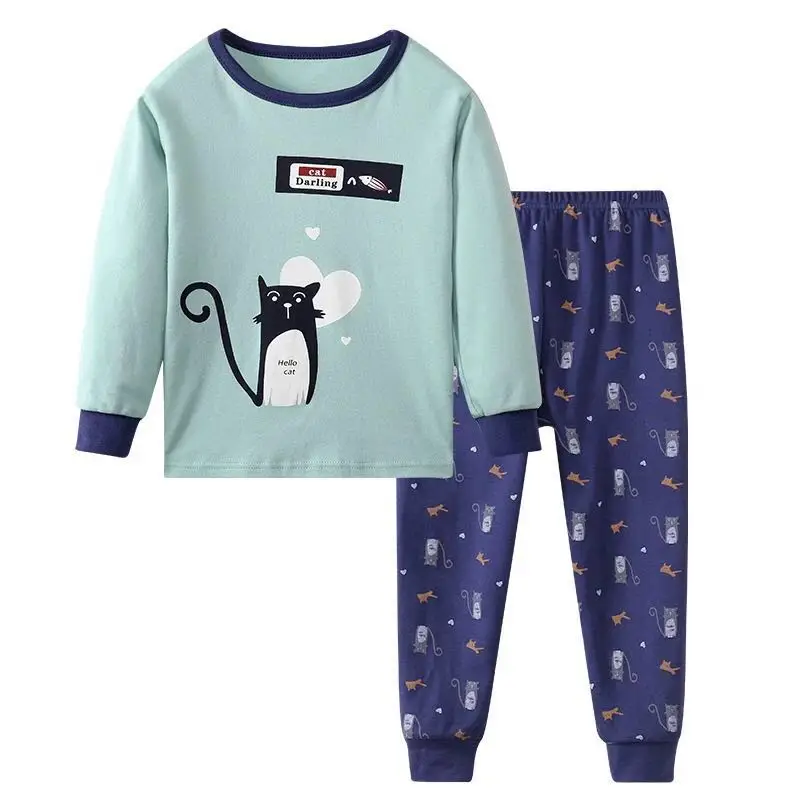 Детские пижамы 2020 зимняя одежда для сна девочек и мальчиков Одежда младенцев
