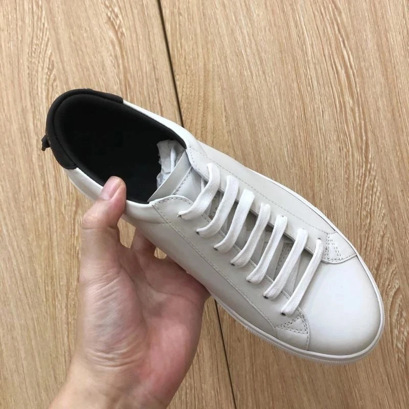 

2021 spring and autumn soft leather white shoes ladies high quality flat casual brand designer blue green red black tail white