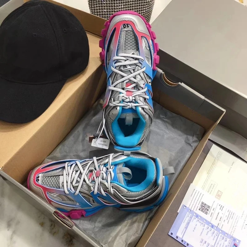 

Коллекция 2021 года, оригинальные кроссовки Nieuwe Track Sneaker de kих Vrouwen Parijs Schoenen Mannen Vrouwen Mannen Trainers Manden vager