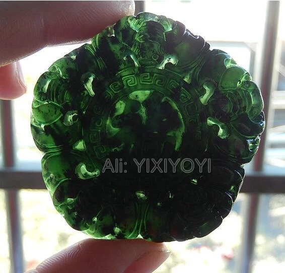 Комплект из 2 предметов оптовая продажа красивых природных черный зеленый камень