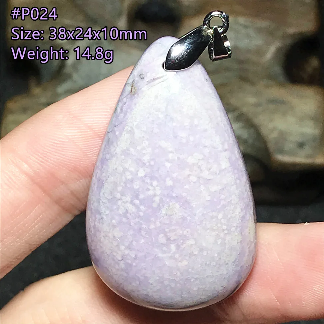 

Top Natural Sugilite Pendant For Woman Lady Man Love Gift Reiki Crystal 38x24x10mm Water Drop Beads Energy Stone Jewelry AAAAA