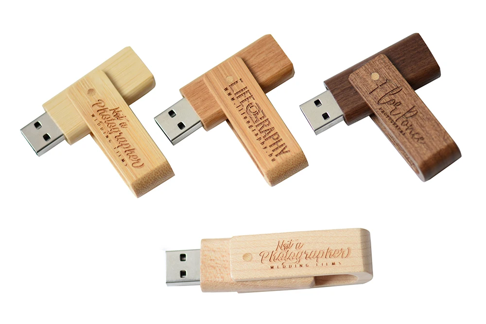 JASTER Горячая USB2.0 дерево вращения флэш-накопитель USB 4 ГБ 8 ГБ 16 ГБ 32 ГБ 64 ГБ флеш-накопитель Свадебная памятная U диск