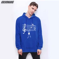 music notes funny printed womens size sweatshirt mens hoodies hip hop casual loose pullover punk clothing women coat tops