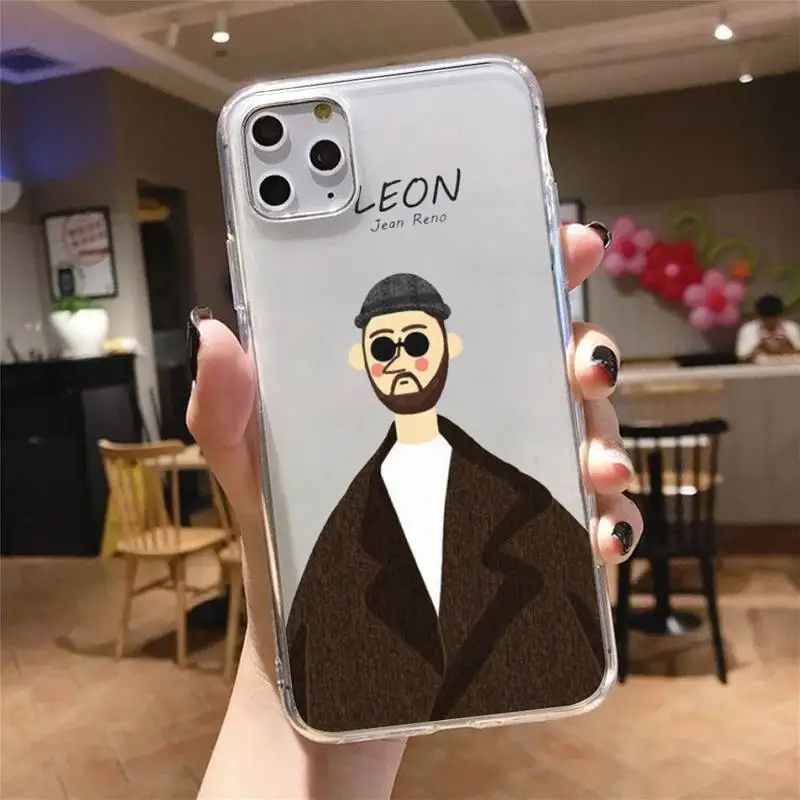 

Leon Matilda Natalie Portman Movie Phone Case Transparent soft For iphone 5 5s 5c se 6 6s 7 8 11 12 plus mini x xs xr pro max