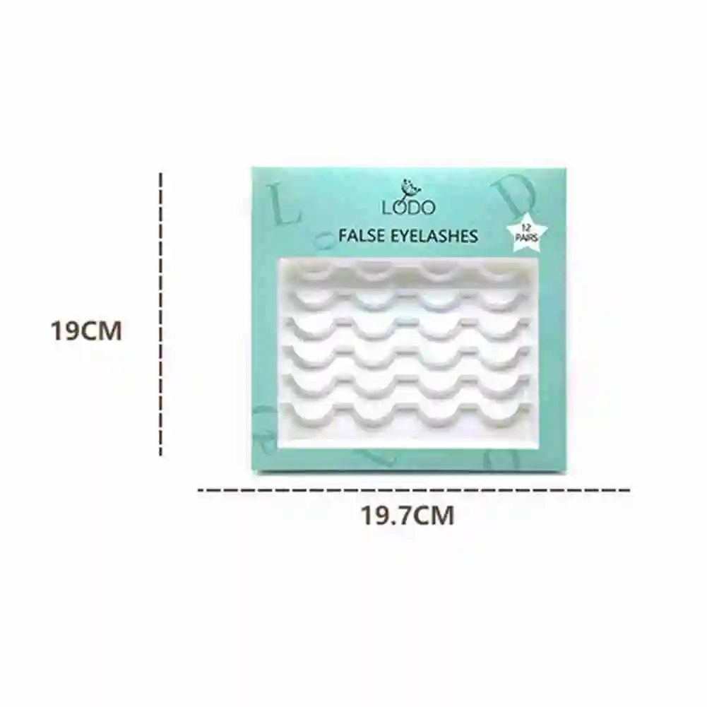 

12 Pairs Of False Eyelashes Thick False Eyelashes Natural Type False Eyelashes False Eyelashes Artificial Eyelashes