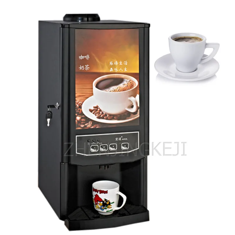 

Коммерческая кофейная машина, полностью автоматическая Тройная машина для мгновенного приготовления кофе и напитков, многофункциональное оборудование для магазина и кофейни