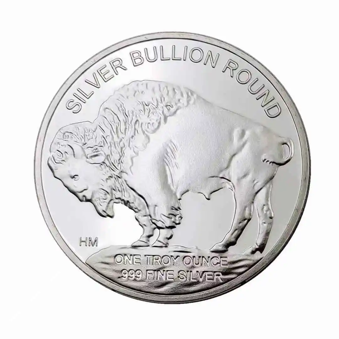 USA Commemorative Coins 1OZ 999 Fine Silver 2015 Liberty Indian/Buffalo Challenge Collectible Souvenir Gifts | Дом и сад