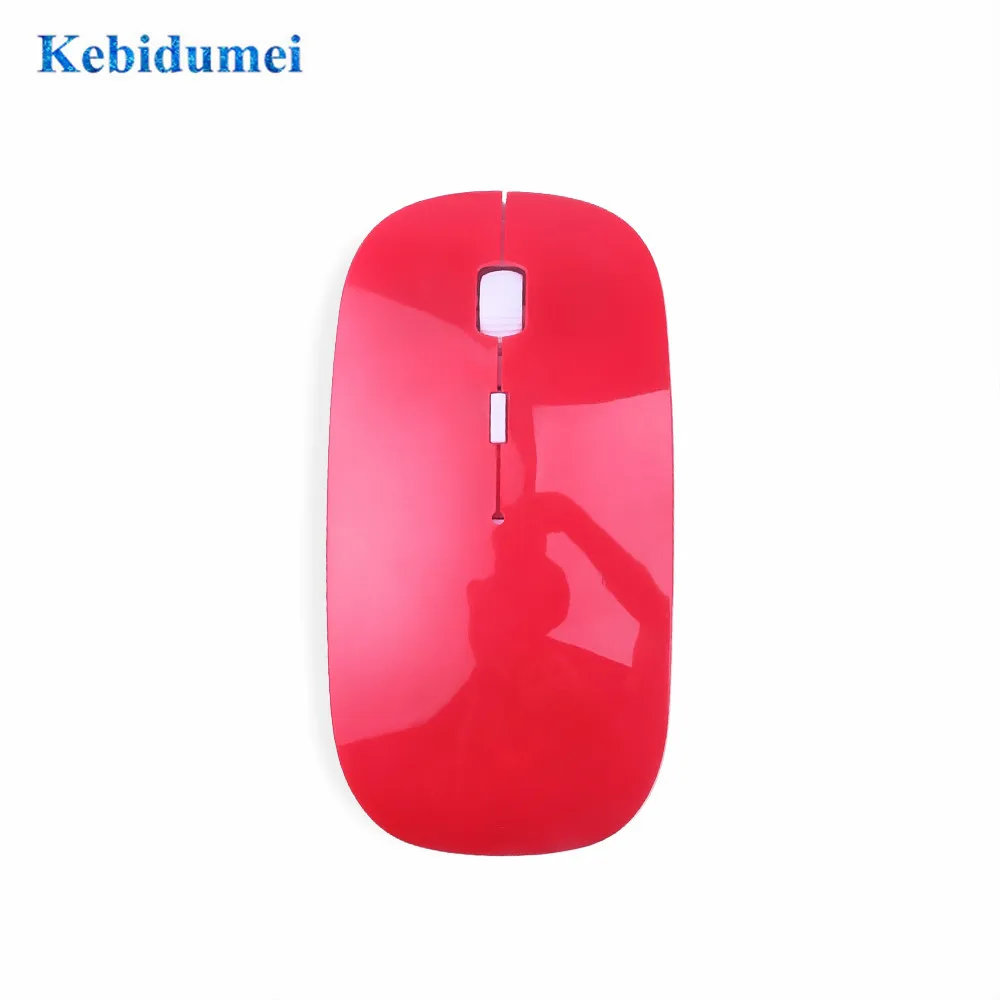Беспроводная мышь Kebidumei 2 4 ГГц ультратонкая оптическая игровая тонкая USB-мышь для
