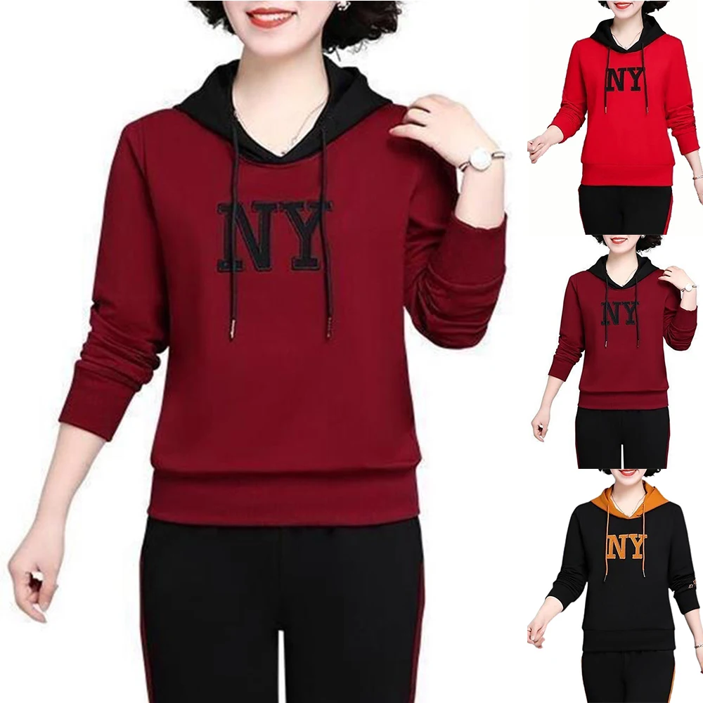 

Женский свитшот с капюшоном, с надписью