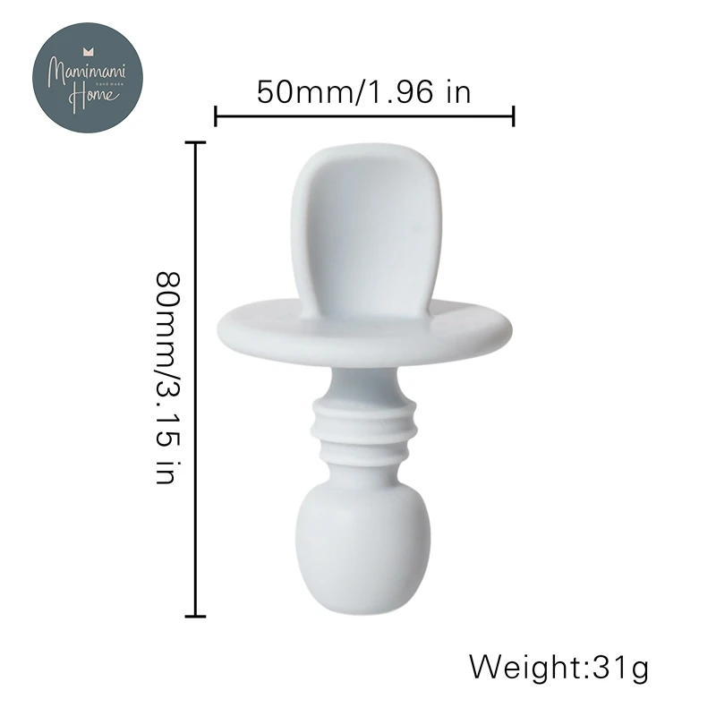1/2 шт. в наборе силиконовая ложка Еда Класс Силиконовый грызунок для кормления