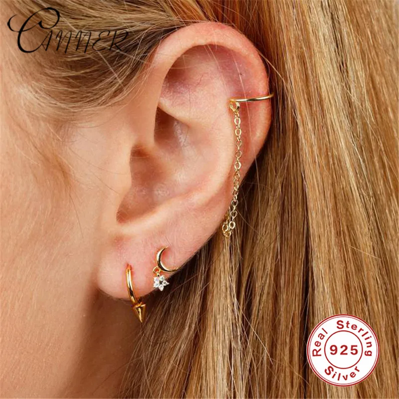 Маленькие серьги с шипами заклепками женские гипоаллергенные 925 пробы