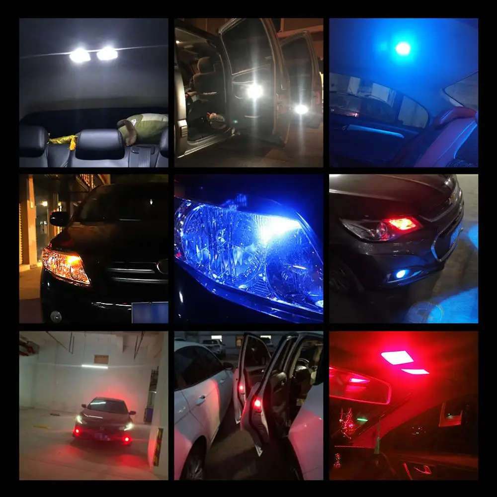 СВЕТОДИОДНЫЕ стробоскопы T10 LED W5W новые Сверхъяркие лампы-вспышки WY5W 168 501 COB