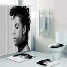 Набор занавесок для душа, для ванной комнаты, с изображением музыкального певца, принца