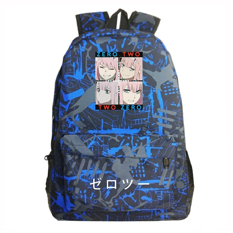 

DARLING In The FRANXX Backpack Bag Anime Backpacks Teenager Boys Girls Harajuku School Bag Travel Laptop Female Male Schoolbag