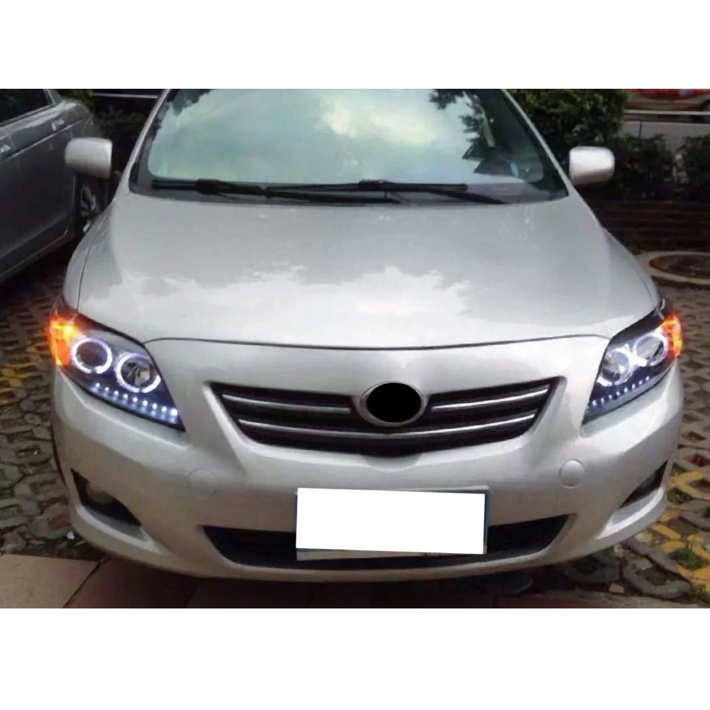 Чехол для автомобильной фары Toyota Corolla Altis 2008 2009 светодиодный ные DRL Биксеноновые