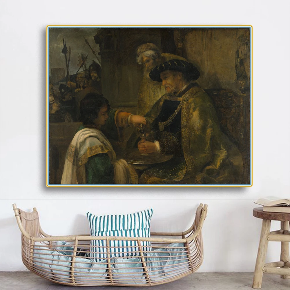 Citon Rembrandt pilpilate мытье рук Canvas холст искусство Масляная Живопись Художественная