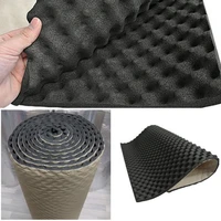 universal car sound deadener mat noise bonnet insulation acoustic dampening deadening foam subwoofer pad 100502cm