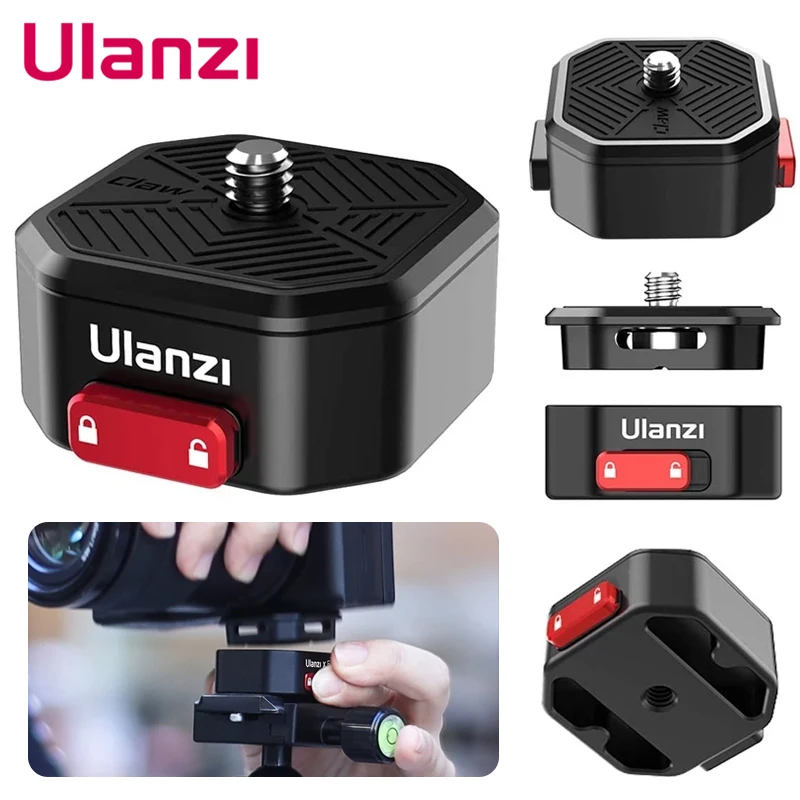 Ulanzi коготь БЫСТРОРАЗЪЕМНАЯ пластина зажим DSLR Gopro экшн камера штатив адаптер