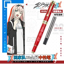 DARLING in the FRANXX 02 Косплей Аниме студенческие металлические