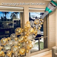 champagne bottle aluminum film balloon suit wedding party wine party decoration balloon large kids birthday parties decorations
