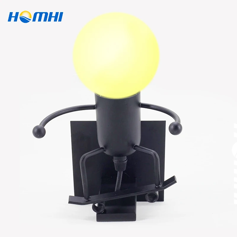 Нишевое украшение для скейтборда настенный светильник мальчика освещение