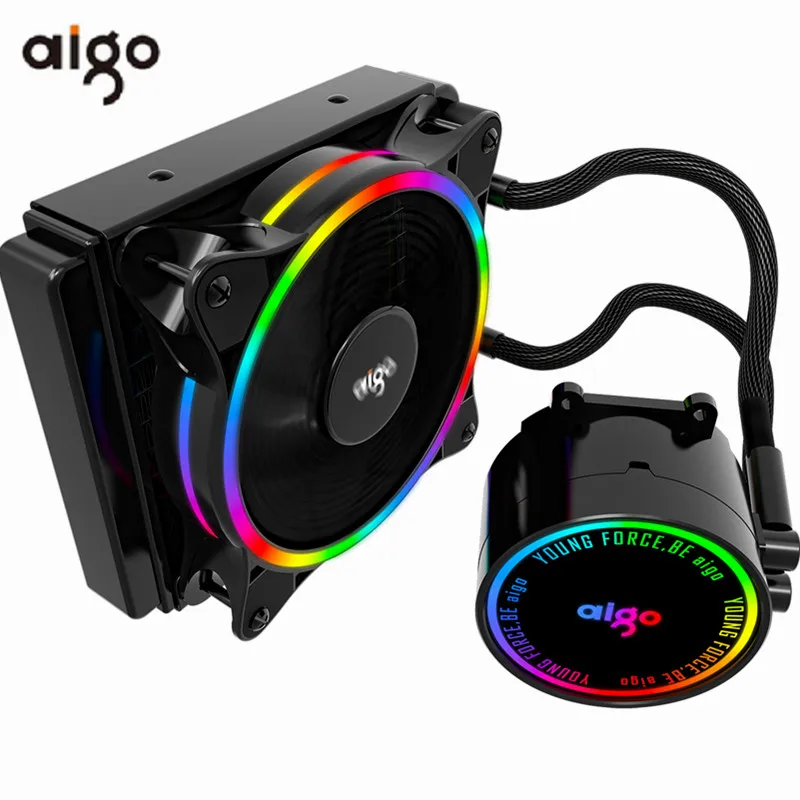 Чехол для компьютера Aigo PC 120/240/360 мм rgb CPU охладитель воды радиатор охлаждения