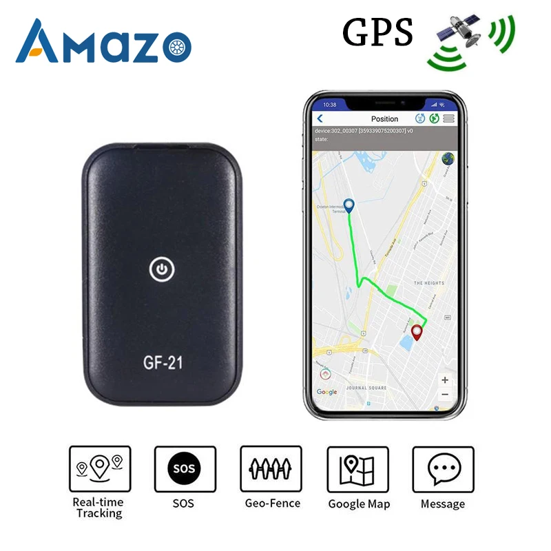 GF21 мини автомобильный GPS трекер Wi Fi + LBS отслеживание в режиме реального времени