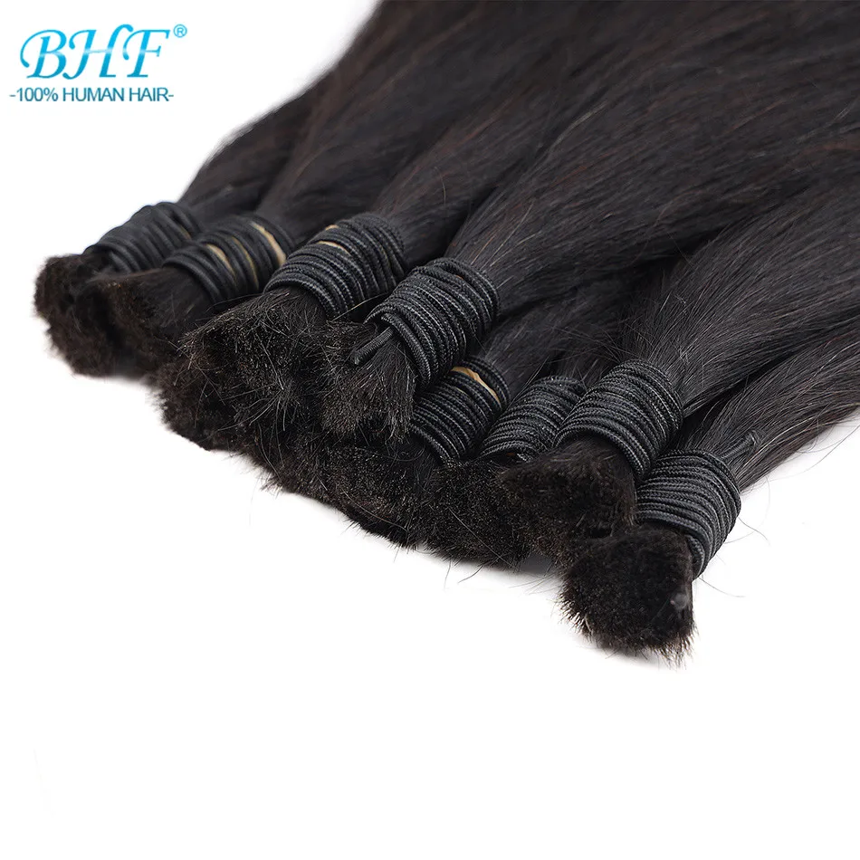 Человеческие плетеные волосы BHF 100% натуральные человеческие не