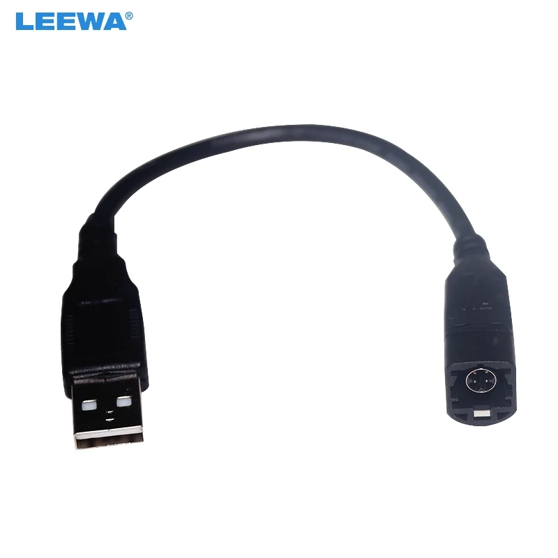 Автомобильный радиоприемник LEEWA USB адаптер с 4 контактным портом для Volkswagen BORA Sagitar