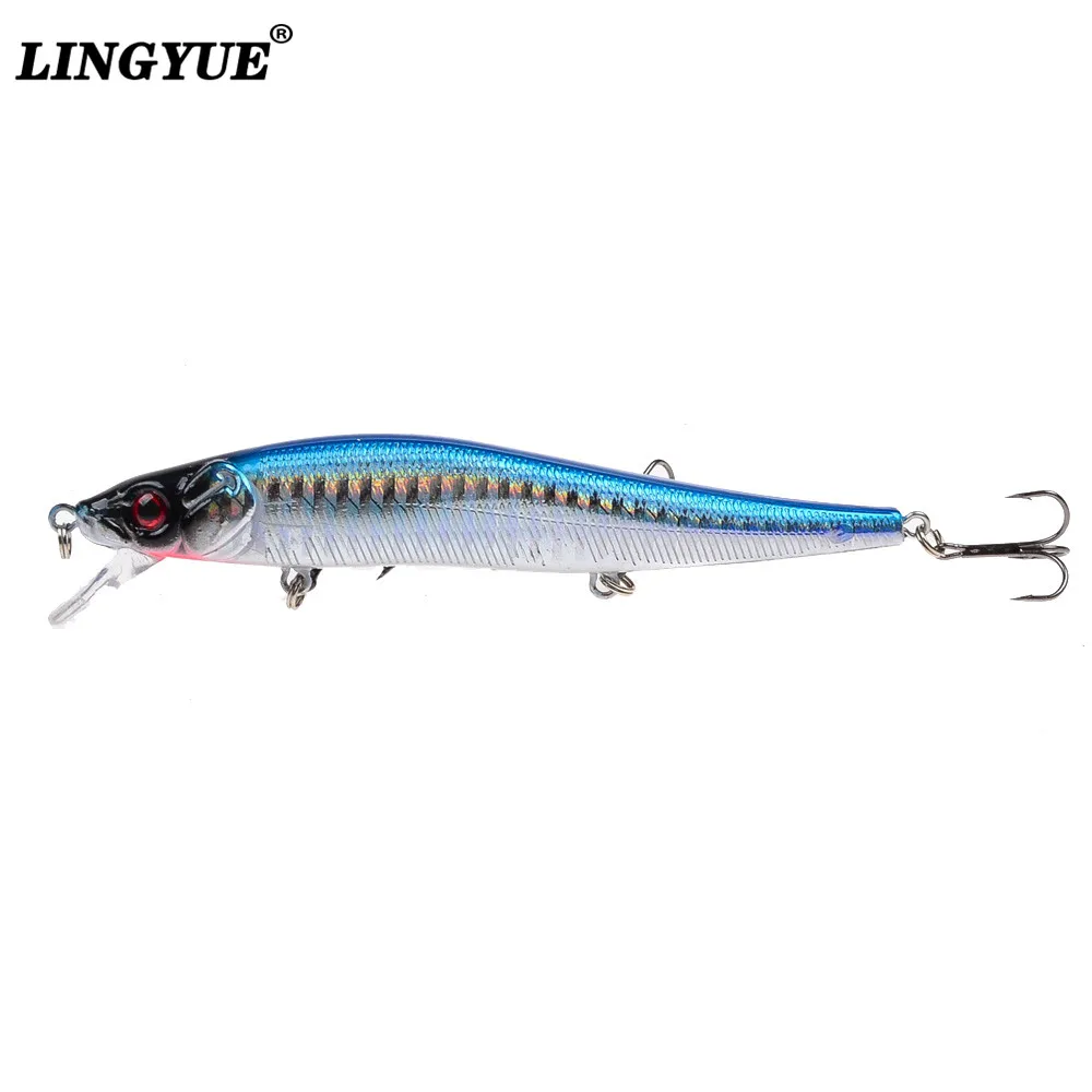 

New Arrival 1Pcs Hard Minnow Fishing Lures Artificial Make 11.5cm/14.5g 5 Colors Hard Baits Quality Professional Fake Fish bait