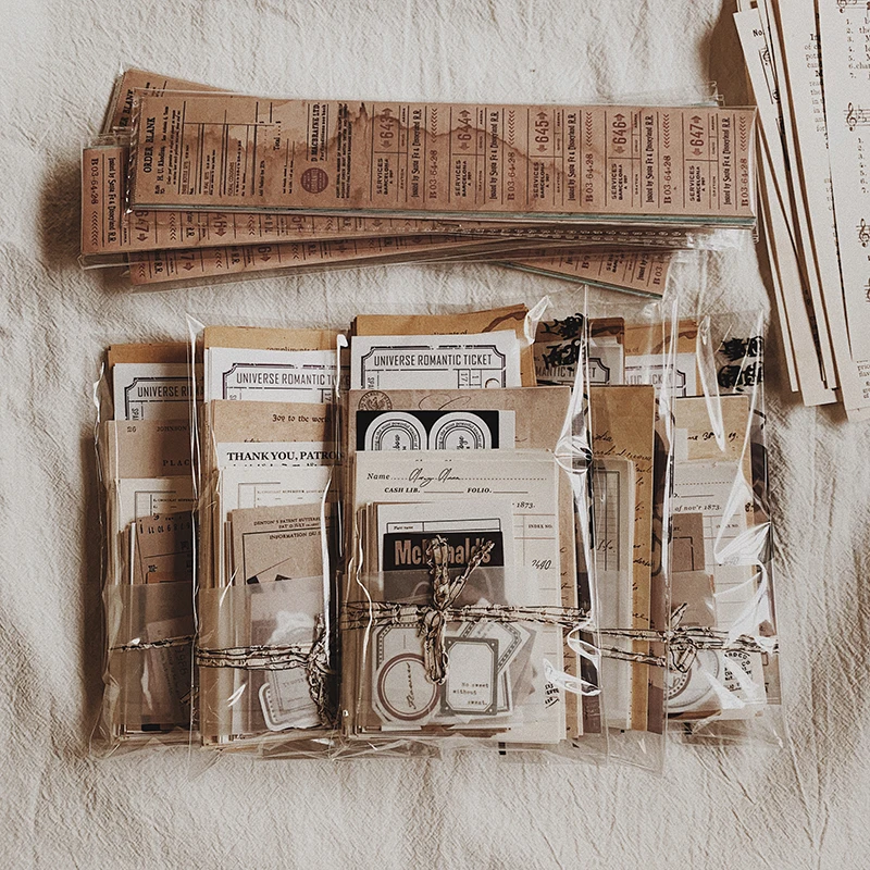 195 шт. винтажные заметки набор из материала для скрапбукинга нежелательный