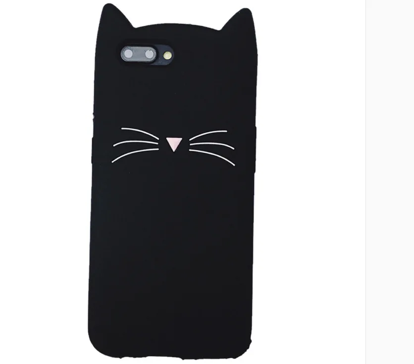 

Suitable for IPhone 6--iPhone11 Pro Max Silicone Mobile Phone Case Whiskers Cat Mobile Phone Case