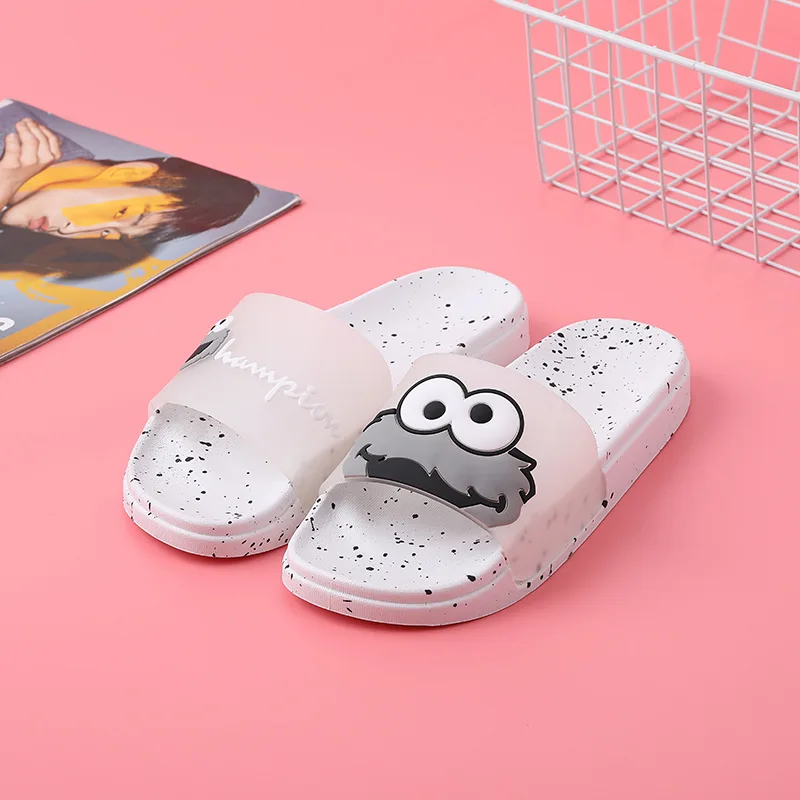 Футболка с рисунками из мультфильма Улица Сезам Для мужчин тапочки на