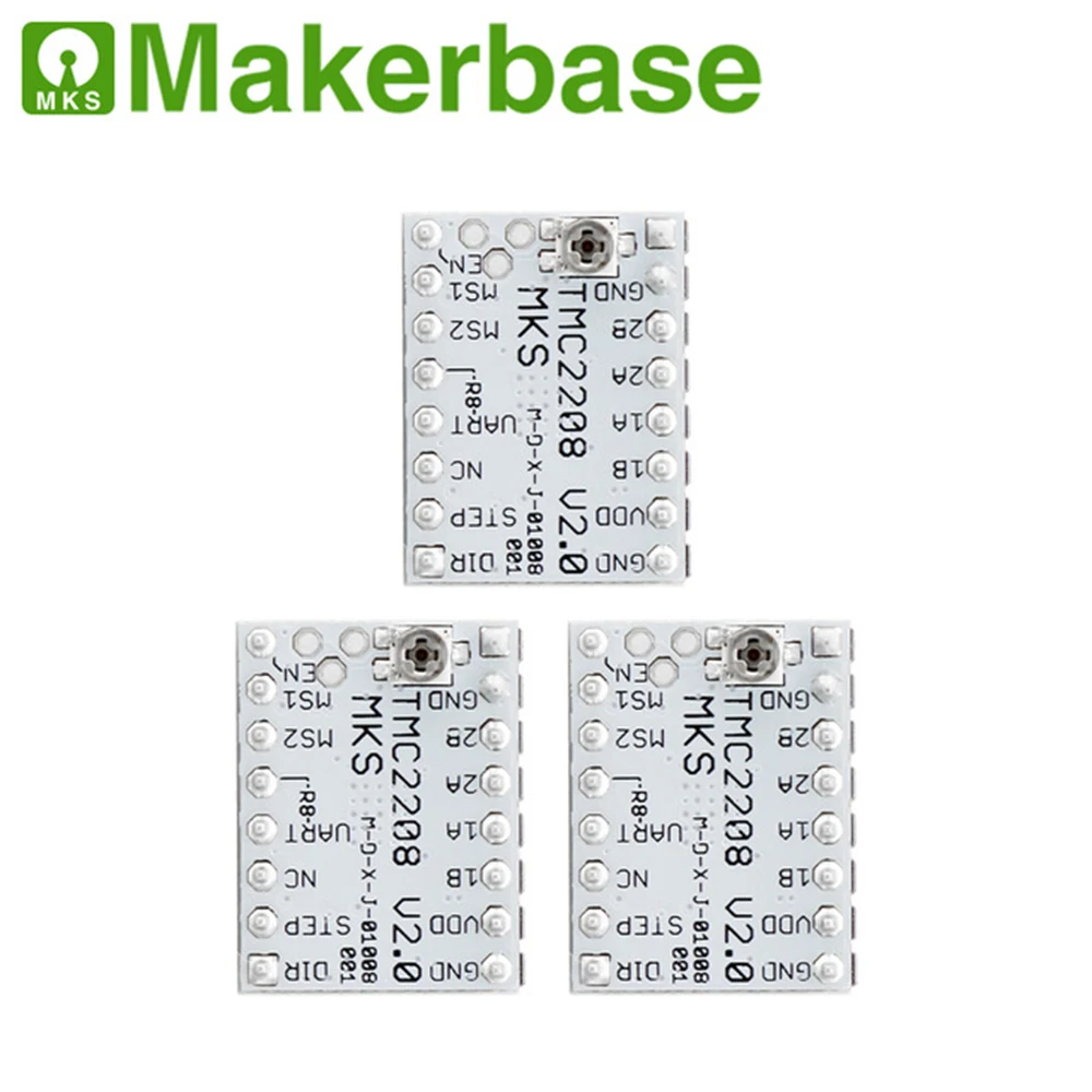 Драйвер шагового двигателя Makerbase MKS TMC2208 запасные части для 3D-принтера сверхтихий