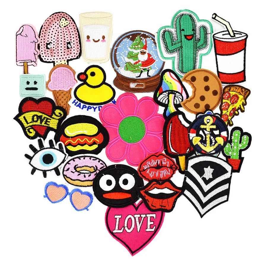 Нашивки для одежды сделай сам железная вышитая нашивка аппликация шитья