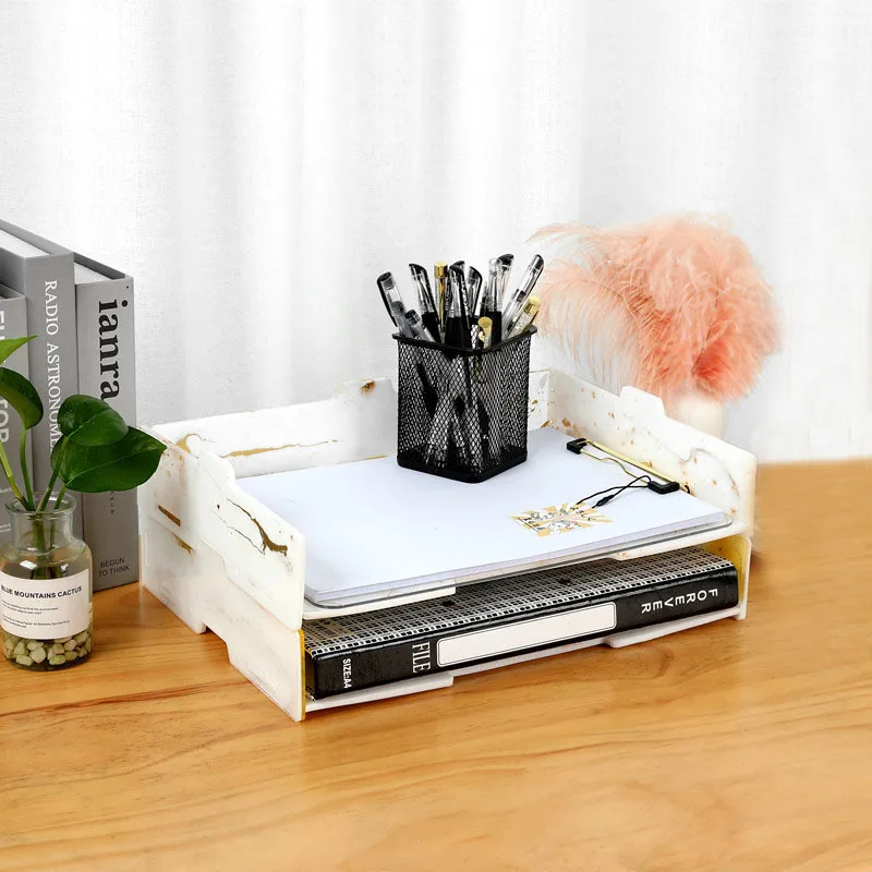 DIY кристальная смола эпоксидная Форма Настольная папка коробка для хранения