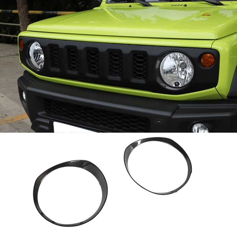 

Car Headlight Light Lamp Cover Stickers Garnish for Suzuki Jimny 2019 2020 Car External Accessories