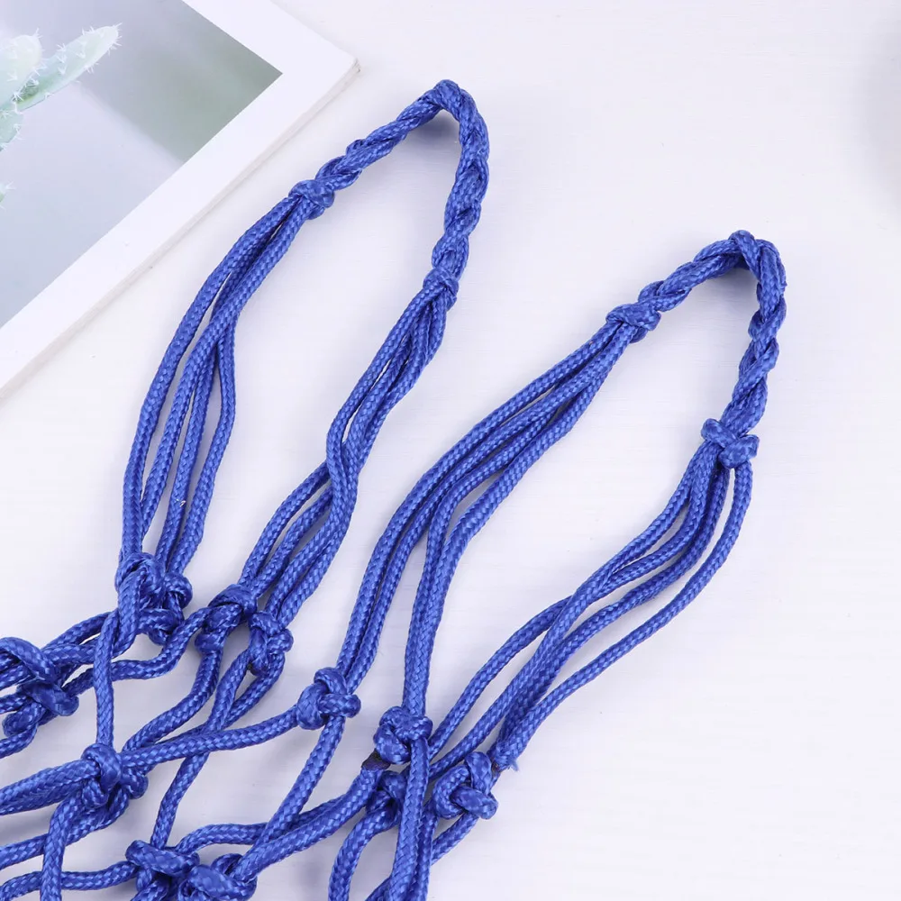 

Heavy Duty Basketball Bag Drawstring Mesh Net Nylon Soccer Carrier Mesh Net Bag Drawstring Storage Bag for Basketball Pocke