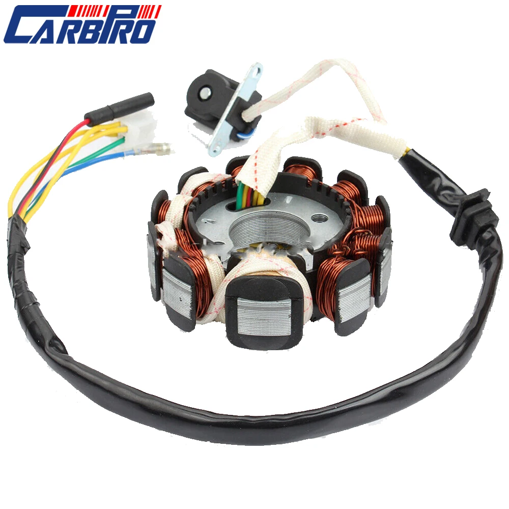 Магнитный статор зажигания катушки 11 полюсов для GY6 125cc 150cc Скутер ATV