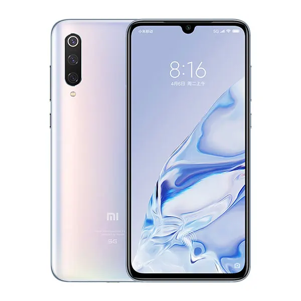 White Xiaomi mi 9 pro(5G) 128GB 8GB мобильный телефон mi 9 pro 5G Snapdragon 855plus 5G 48MP Тройная камера 4000mAh 6,39 ''2340x1080 - Цвет: White