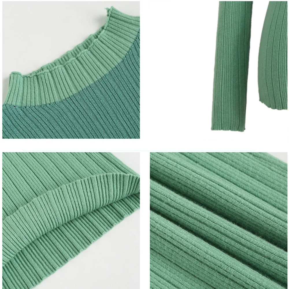 2022 модная водолазка раньше тонкие сетчатые топы осенне-зимние корейские