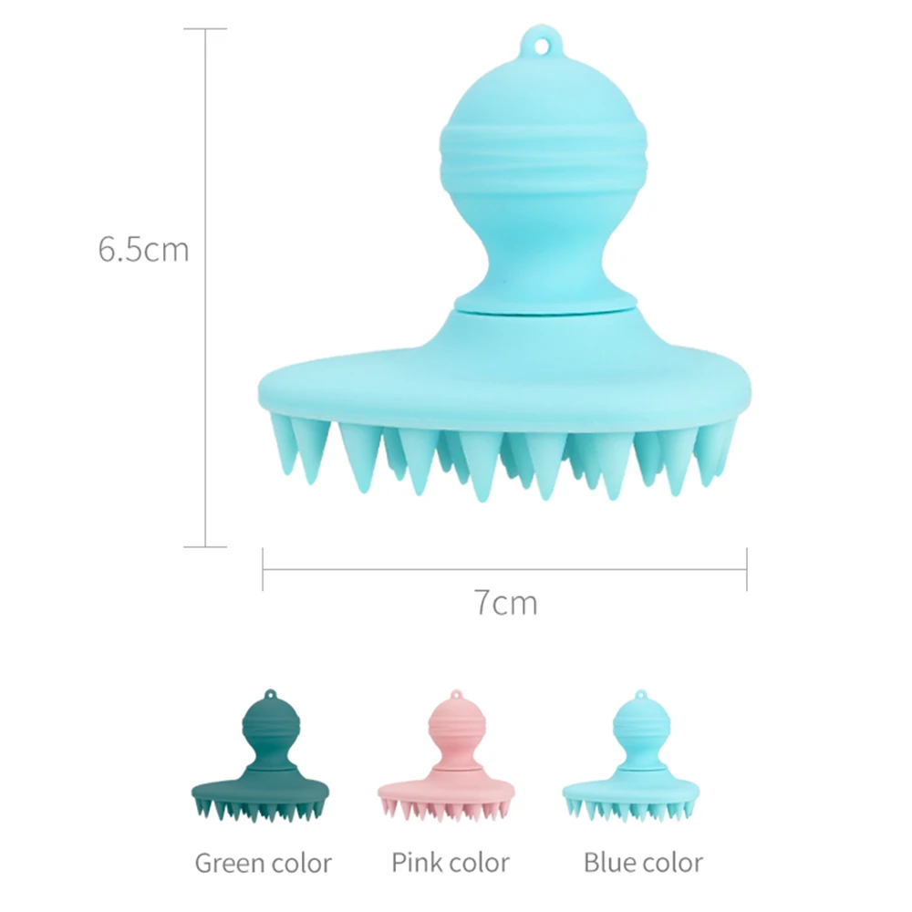 

New Silicone Head Body Scalp Massage Brush Shampoo Hair Washing Comb Shower Brush Bath Spa Slimming Massage Brush